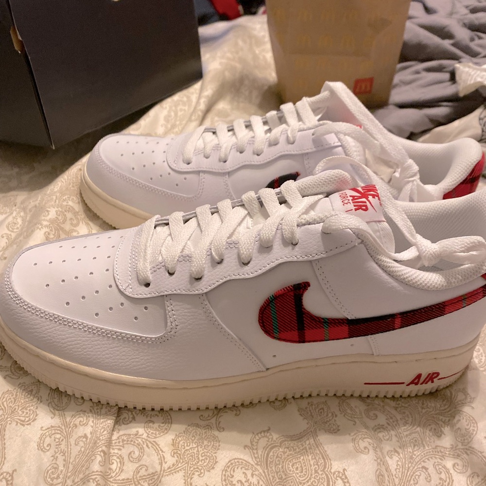 Nike Air Force one lvl ‘07 tartan plaid men 10.5